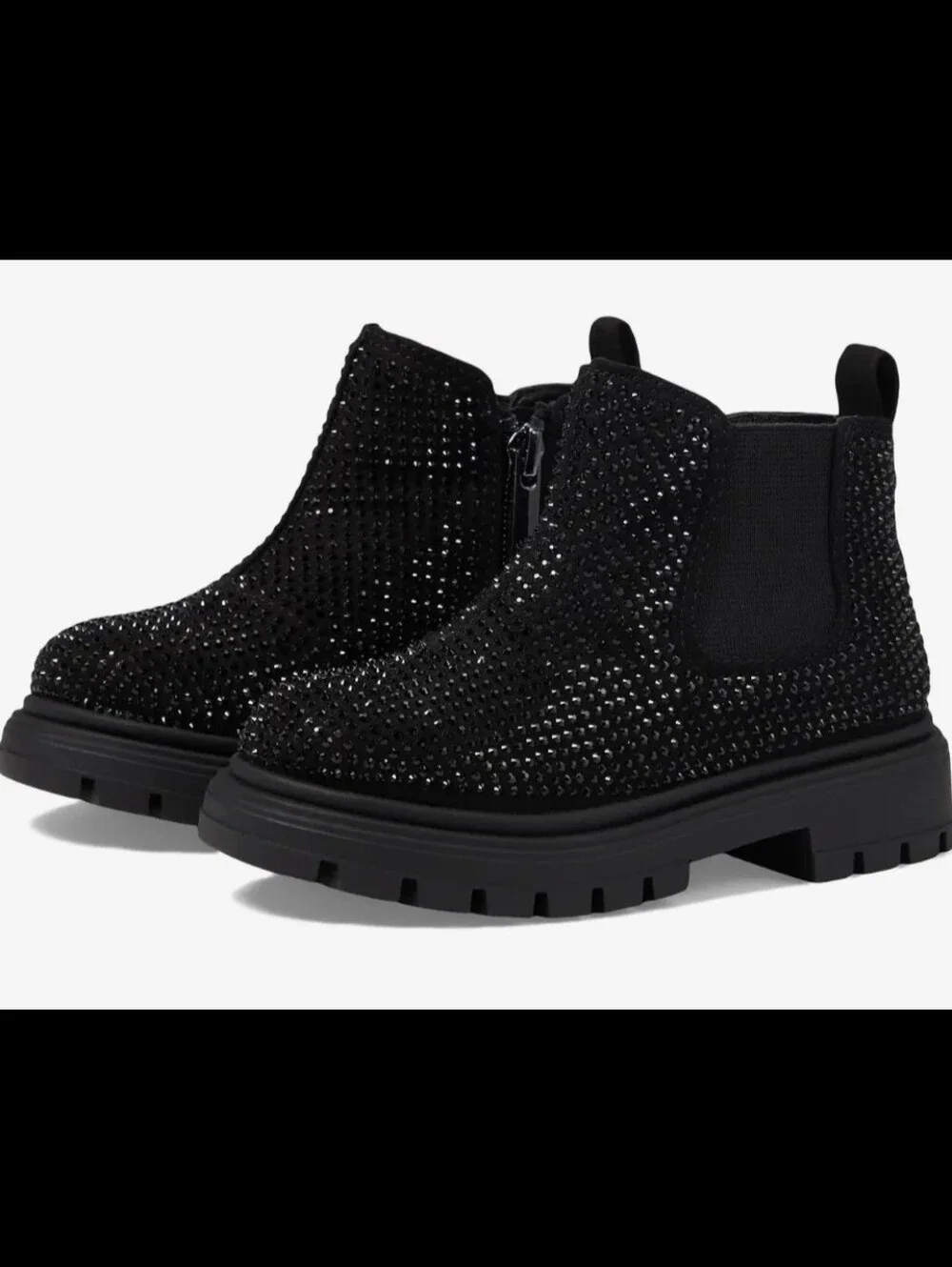 NINA kids Prisila 2 boots Size 11 girls Black